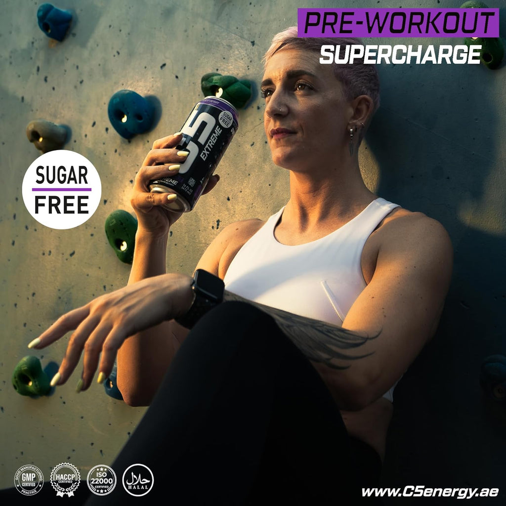 C5 Energy Drink Extreme Mixed Berry Pre Workout - Ultramade
