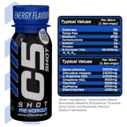 C5 SHOT Pre-Workout Drink | 80ml Liquid Energy Shot | 200mg Caffeine - Energy Flavour - Ultramade