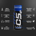 C5 SHOT Pre-Workout Drink | 80ml Liquid Energy Shot | 200mg Caffeine - Energy Flavour - Ultramade