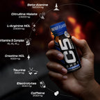 C5 SHOT Pre-Workout Drink | 80ml Liquid Energy Shot | 200mg Caffeine - Energy Flavour - Ultramade