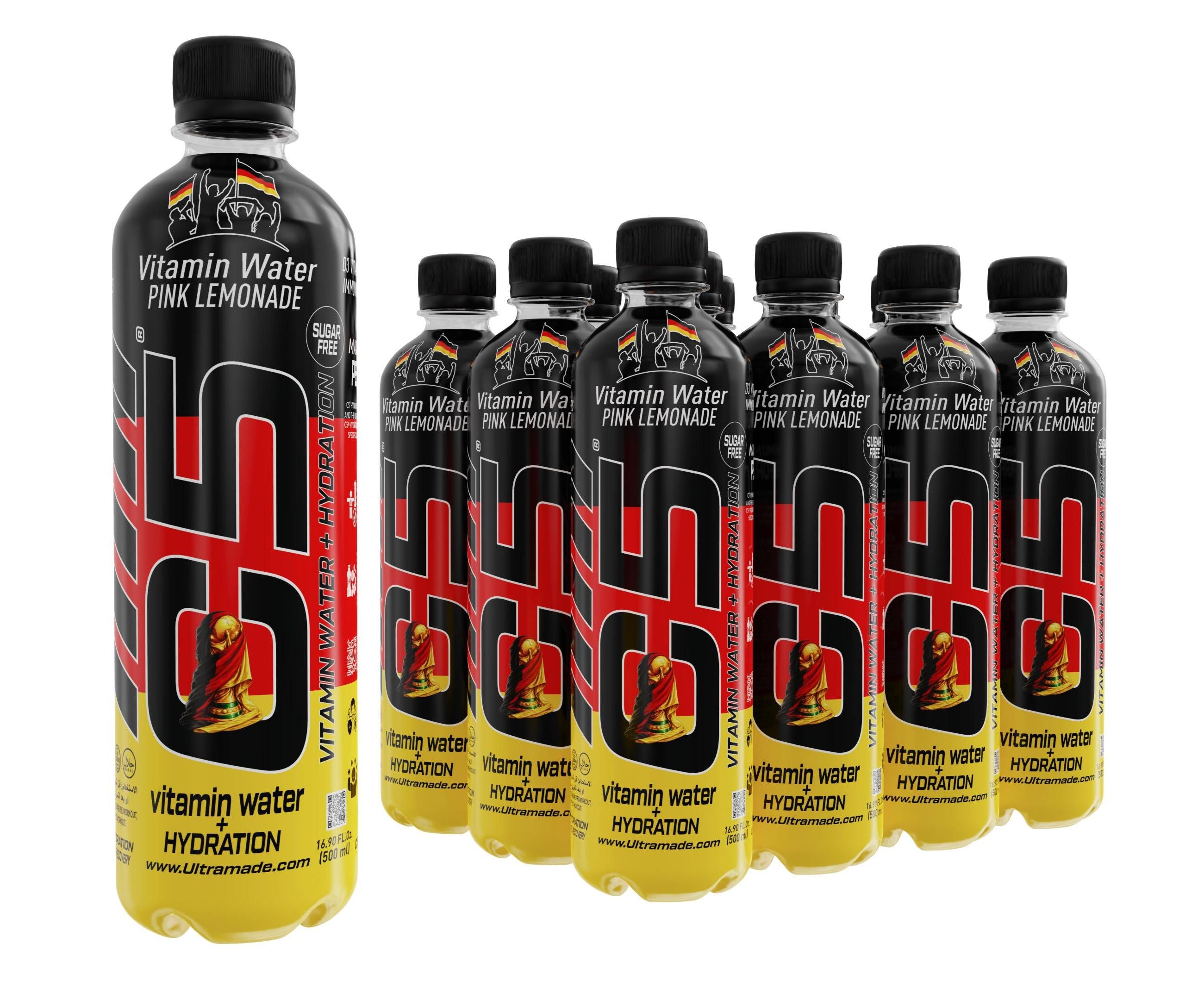 C5 Vitamin Water + Hydration Pink Lemonade – World Cup Germany Edition