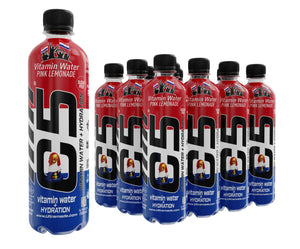 C5 Vitamin Water + Hydration Pink Lemonade – World Cup Netherlands Edition