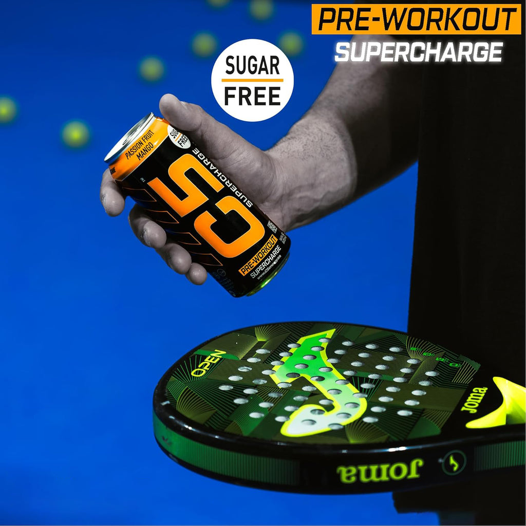 C5 Energy Drink Supercharge Passion Fruit Mango Pre Workout - Ultramade