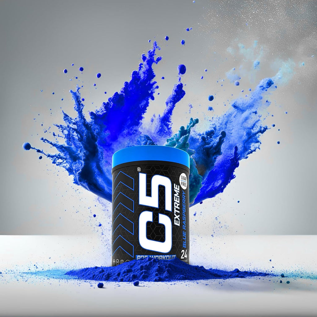 C5 Extreme Pre Workout Powder Blue Raspberry - Ultramade