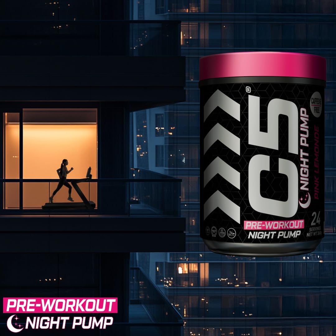 C5 Night Pump Pre Workout Powder Pink Lemonade - Ultramade