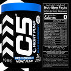 C5 Night Pump Pre Workout Powder Blue Raspberry - Ultramade