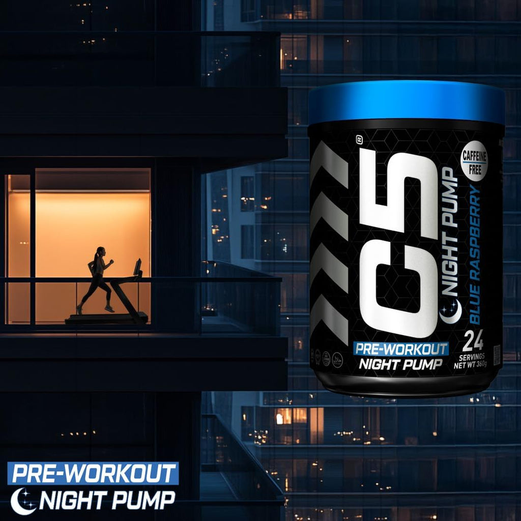 C5 Night Pump Pre Workout Powder Blue Raspberry - Ultramade