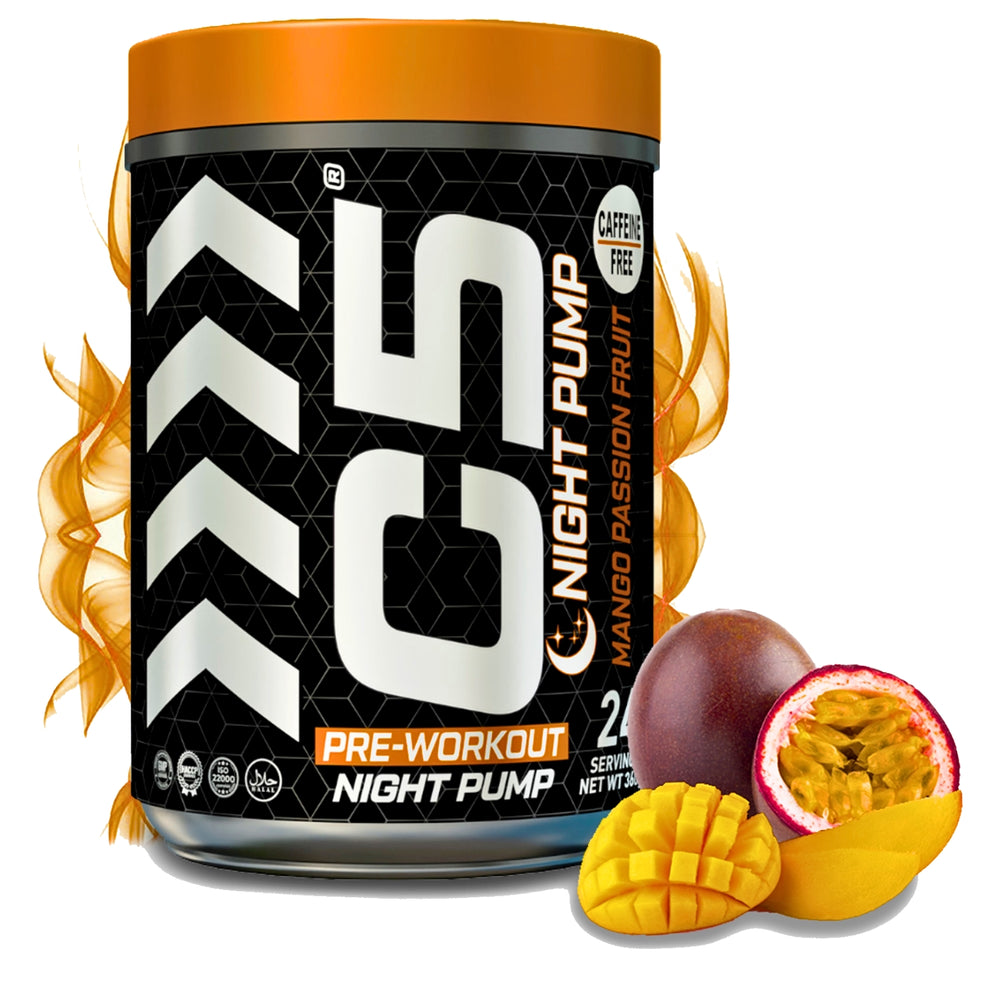 Pre Workout Mango Raspberry C5 Night Pump Pre Workout Powder Mango Passion Fruit – Ultramade