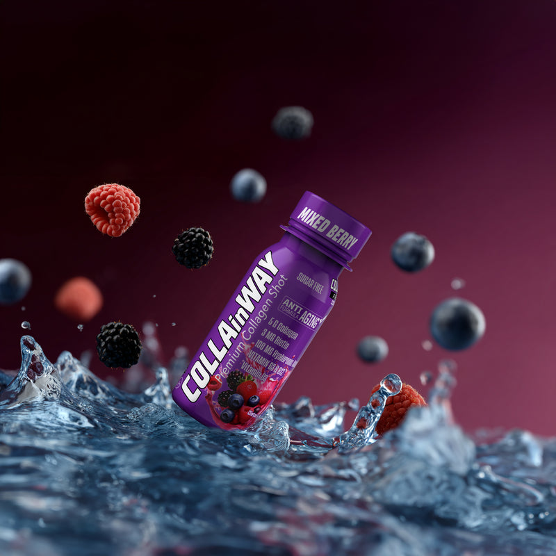 COLLAinWAY Premium Collagen Shot - Mixed Berry – 5000mg