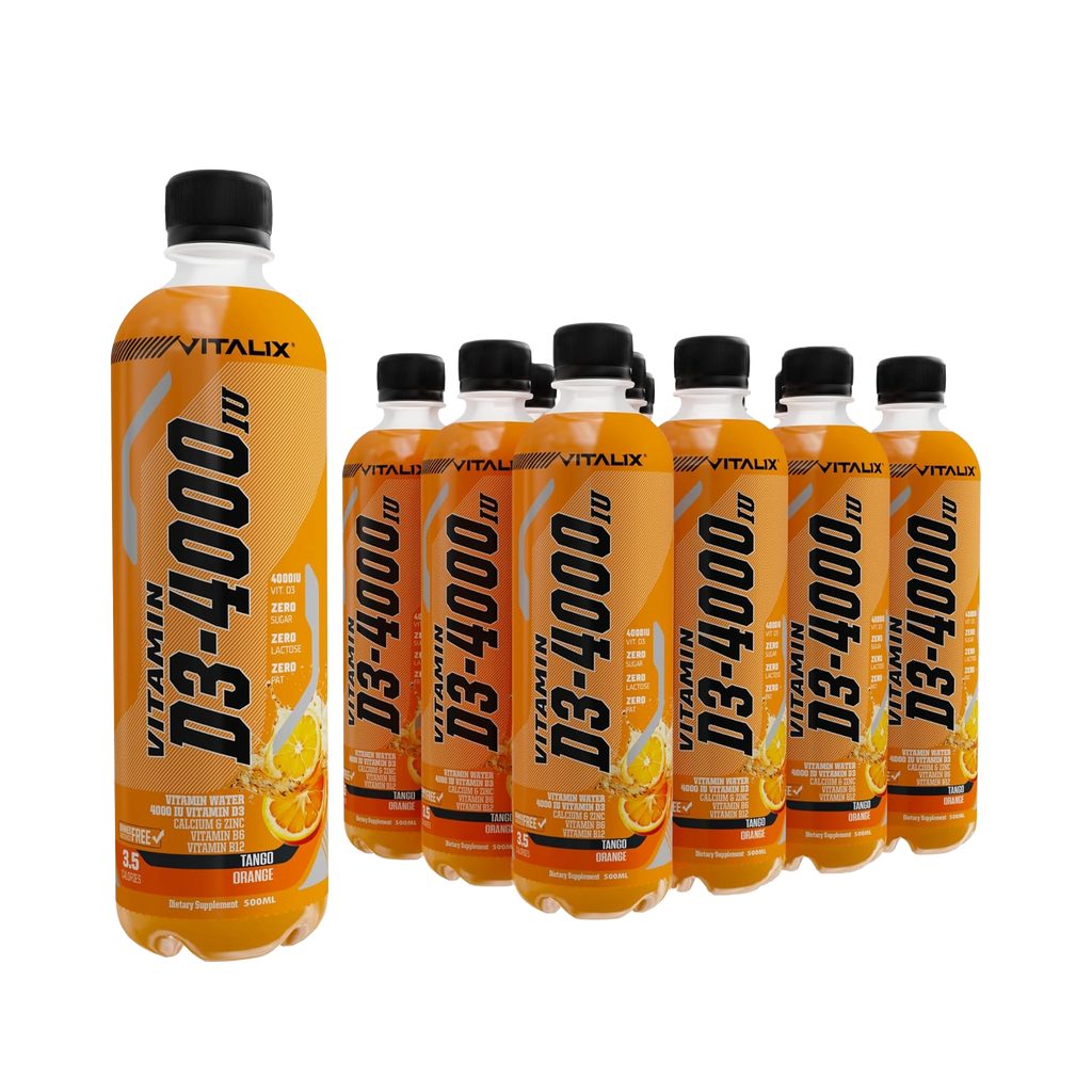 Vitamin D3-4000 Vitamin Water, Zero Sugar - Tango Orange - Ultramade