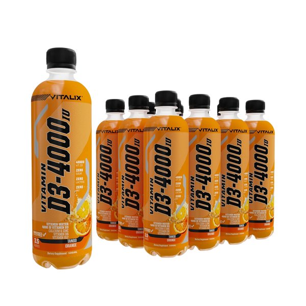 Vitamin D3-4000 Vitamin Water, Zero Sugar - Tango Orange