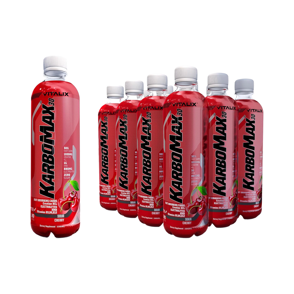 KarboMax 30 - Sour Cherry | Weight Gain Drink | Fast Carb with 30g Carbs - Ultramade