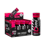 Carni Shot L-Carnitine Sugar-Free Pink Lemonade Pack of 12 - Ultramade