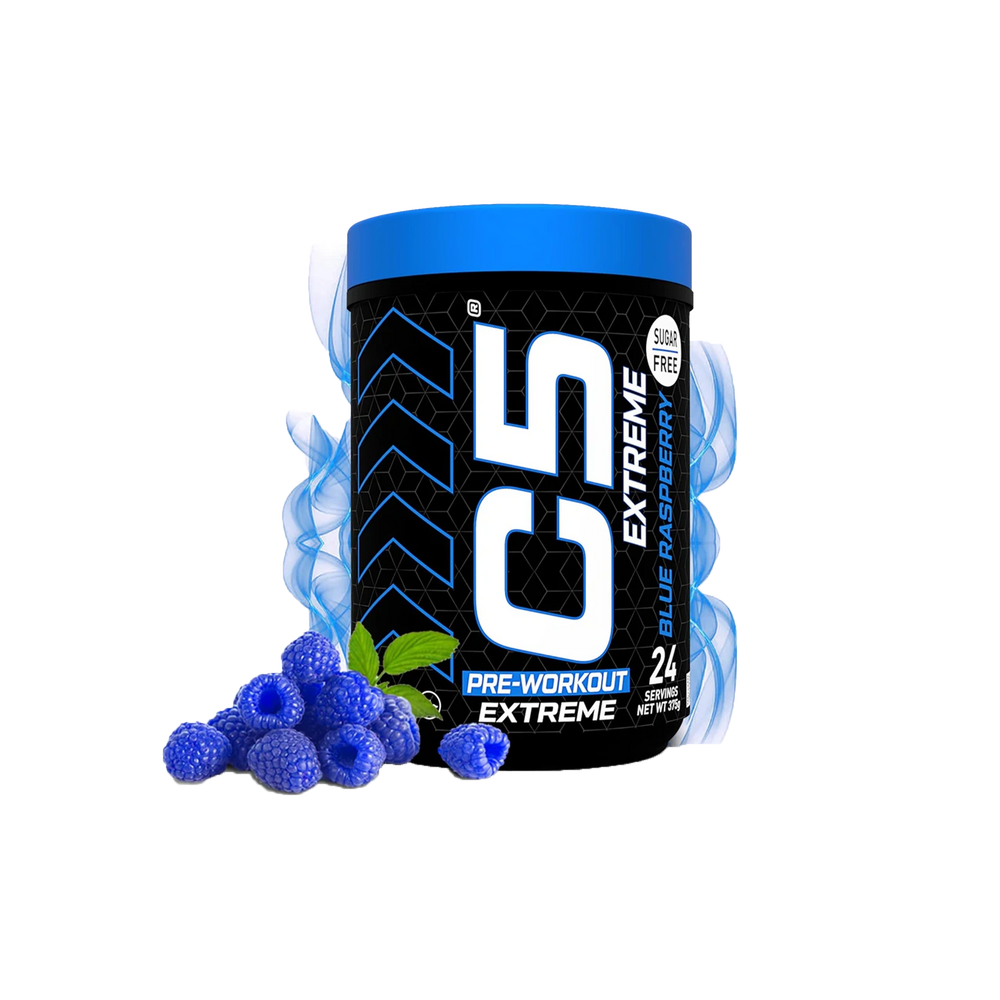 Pre Workout Powder Raspberry C5 Extreme Pre Workout Powder Blue Raspberry – Ultramade