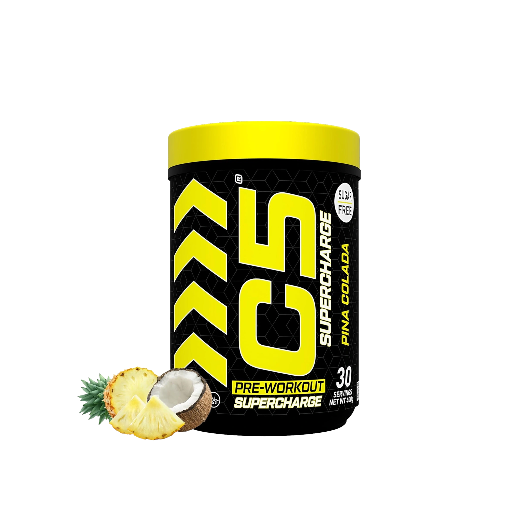 C5 Supercharge Pre Workout Powder Pina Colada - Ultramade