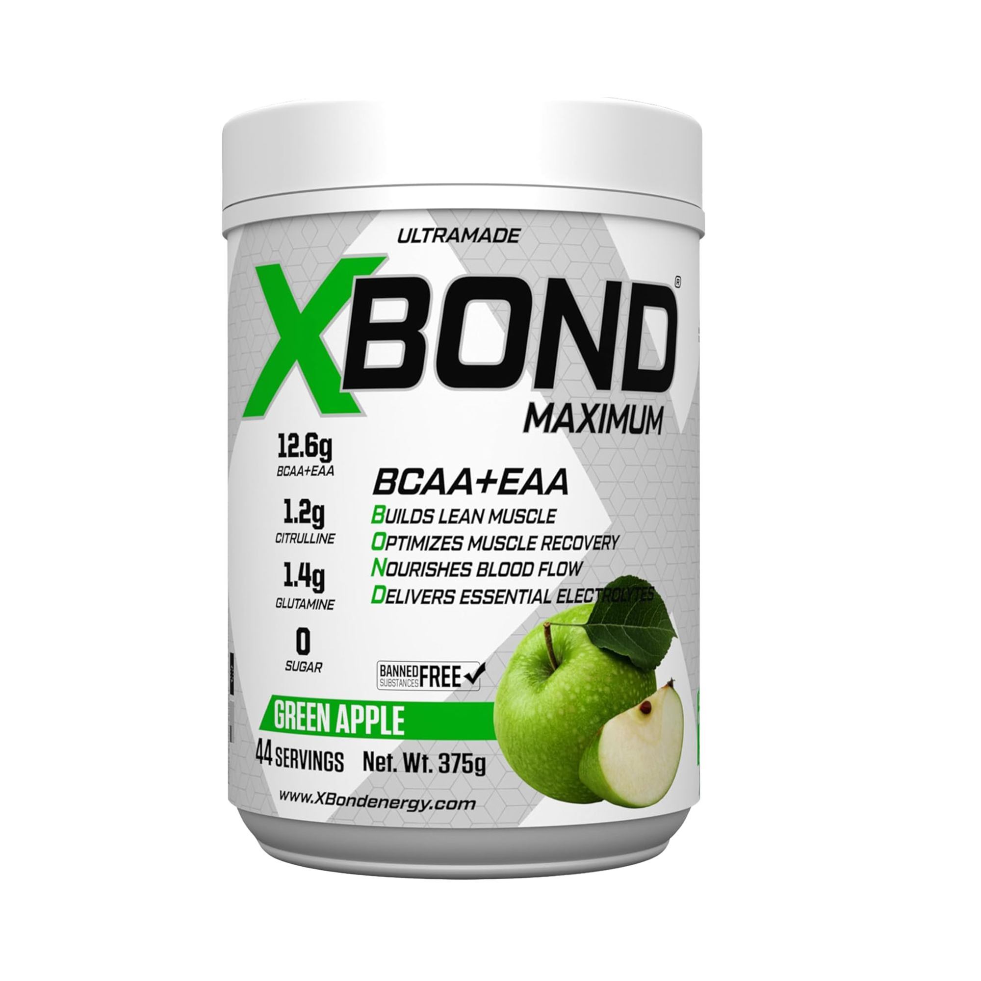 Xbond Powder BCAA + EAA - Green Apple - Ultramade