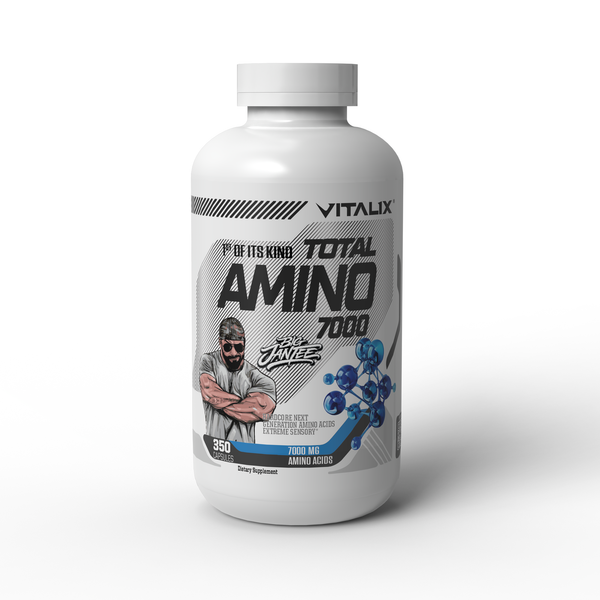 Jantee Amino - Total Amino 7000 - Advanced Amino Acid Complex with BCAAs & EAAs – Muscle Recovery, Strength & Performance Support – 7000mg Amino Acids Per Serving – 350 Capsules