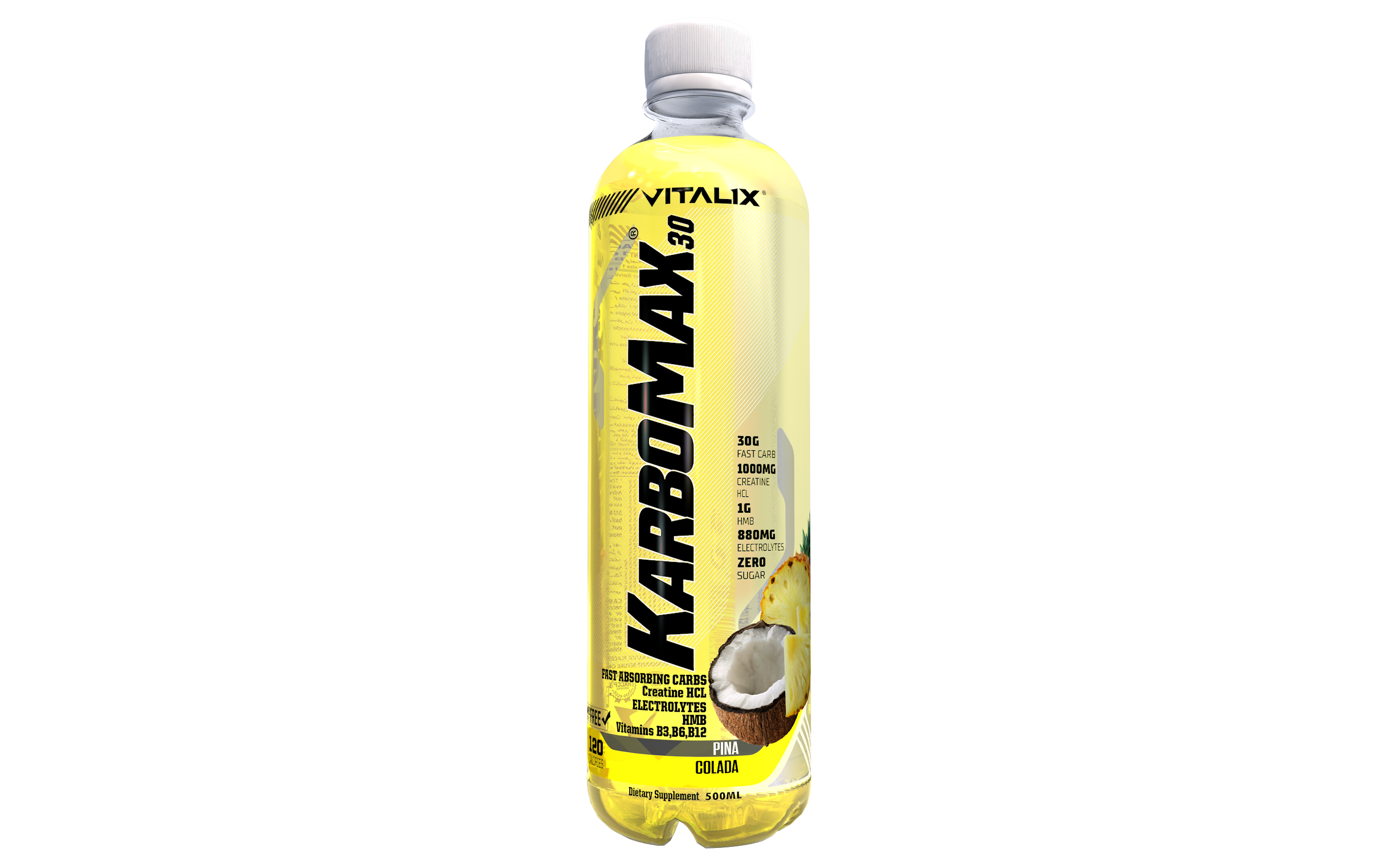 KarboMax 30 - Pina Colada| Weight Gain Drink | Fast Carb with 30g Carbs - Ultramade