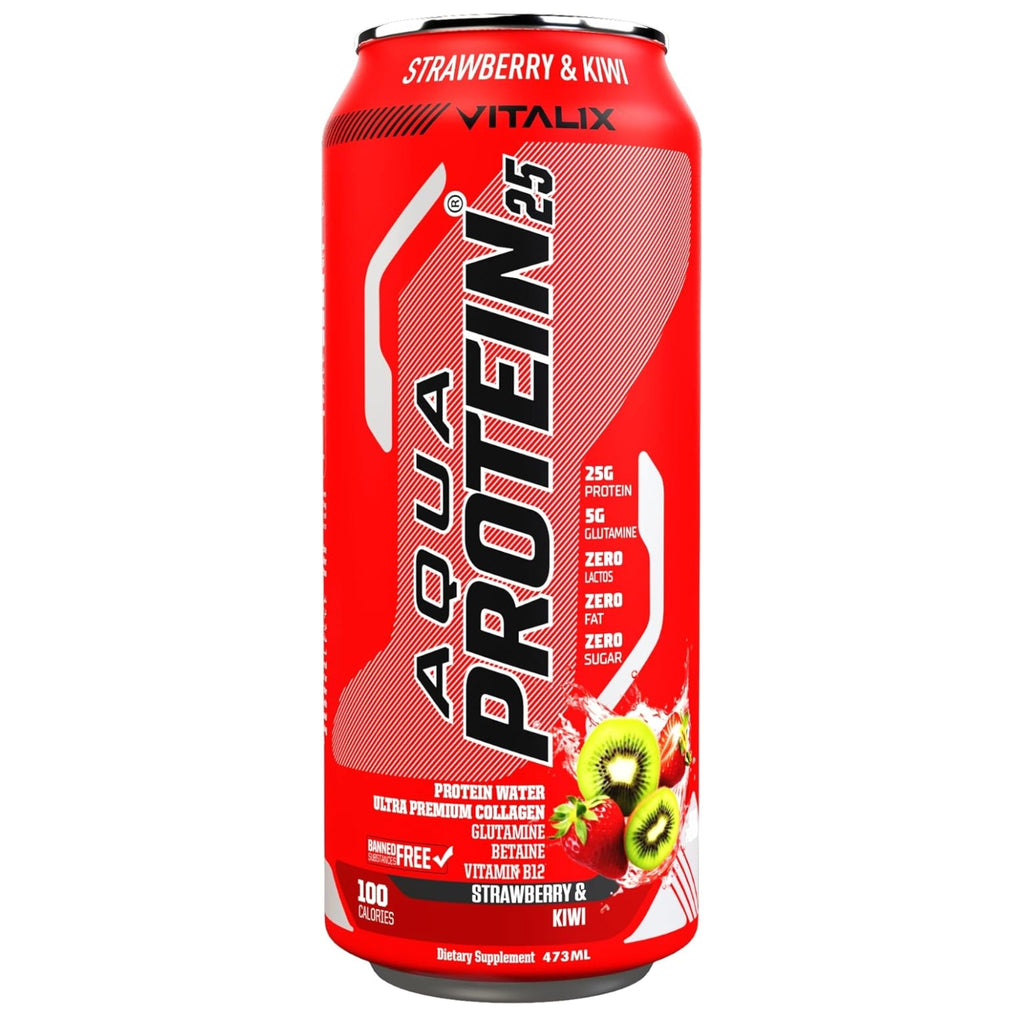 VITALIX Aqua Protein 25 Protein Water - Strawberry & Kiwi - Ultramade