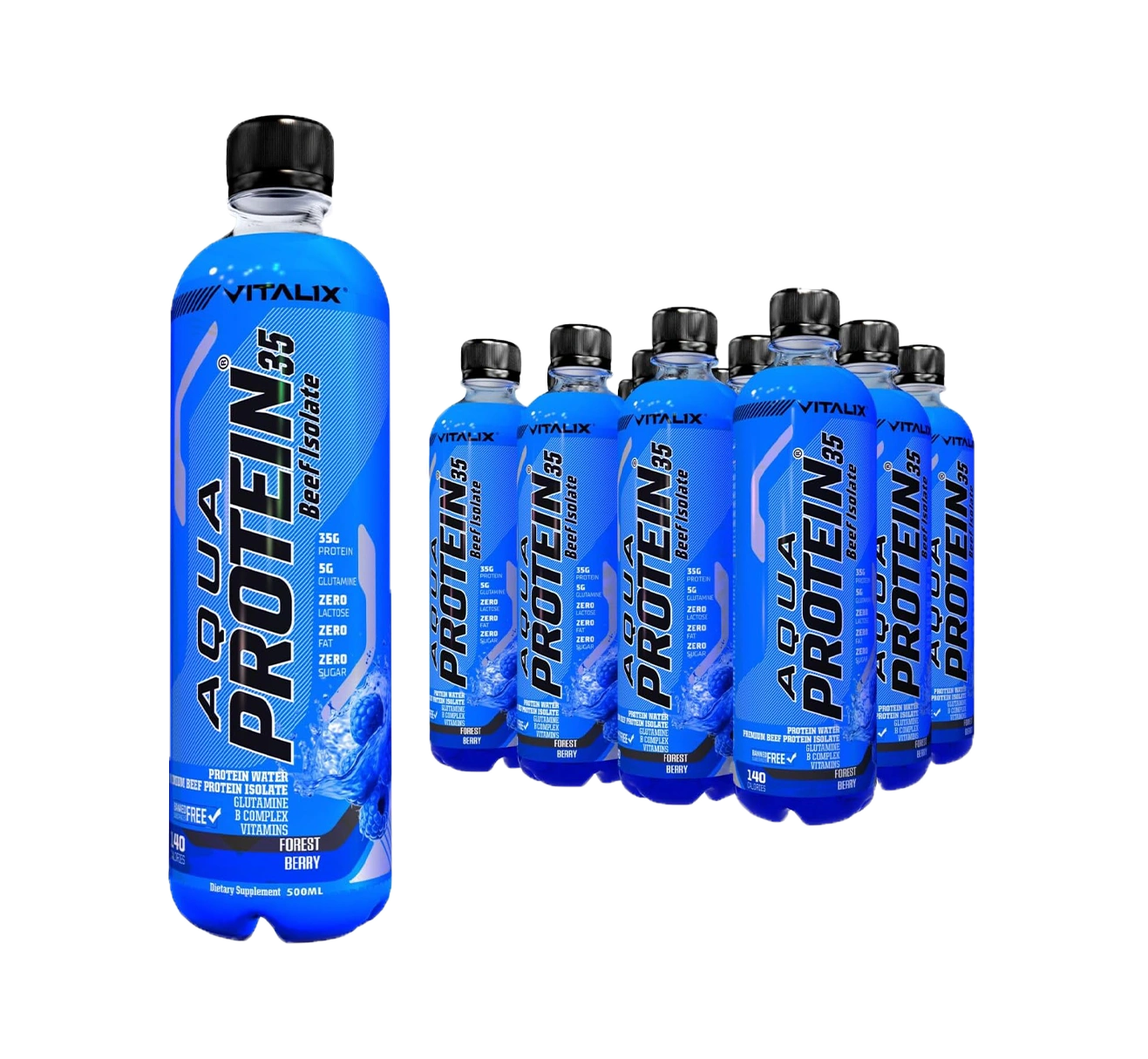 Aqua Protein 35  Premium Beef Protein Isolate - Forrest Berry