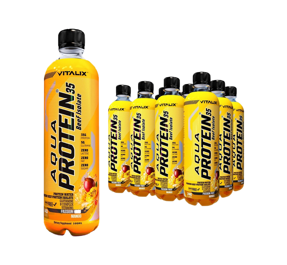 Aqua Protein 35  Premium Beef Protein Isolate - Mango Passion Fruit